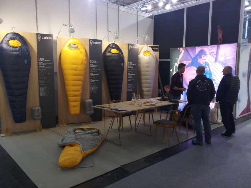 Stánek PATIZON na veletrhu ISPO 2019.