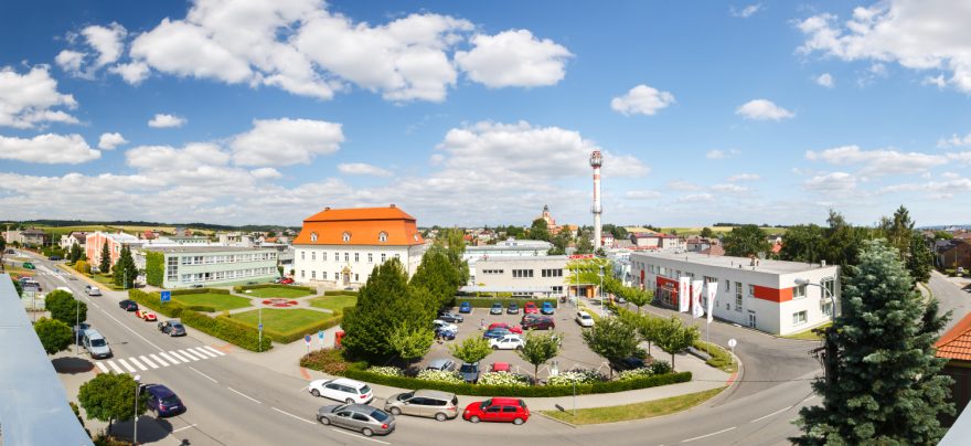 Areál firmy Lanex a. s. v Bolaticích - malém městečku mezi Opavou a Ostravou nedaleko polských hranic.
