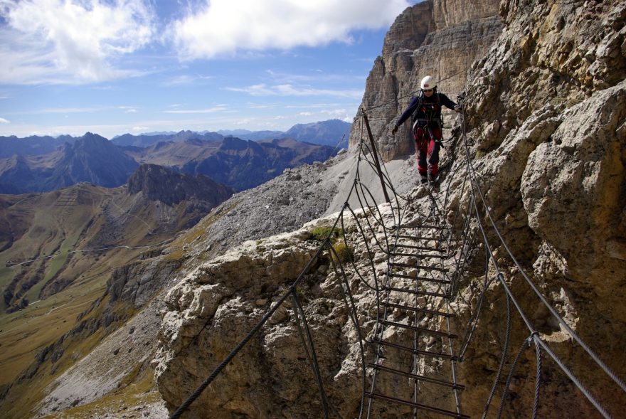 Babí léto je v Dolomitech i pastvou pro fotografy.
