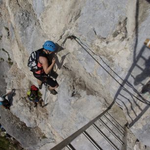 V Solné komoře se na feratách vyřádí začátečníci i ostřílení borci.
