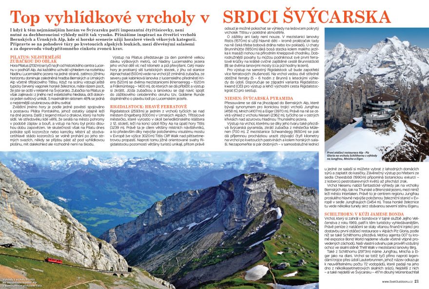 Vezmeme vás na čtveřici krásných vyhlídkových vrcholů v Berských a Urnských Alpách.