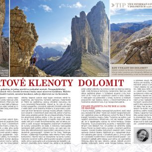 Po ferratový klenotech Dolomit nás provede horská průvodkyně Marie Lollok Klementová.