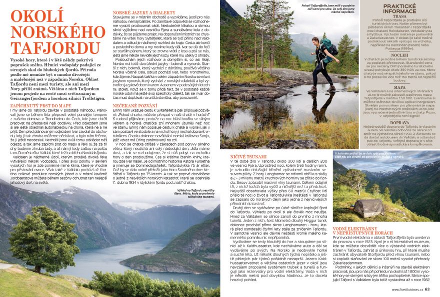 Na túry kolem norského Tafjordu nás vezme Radka Staňková, která v Norsku dlouhodobě žije.