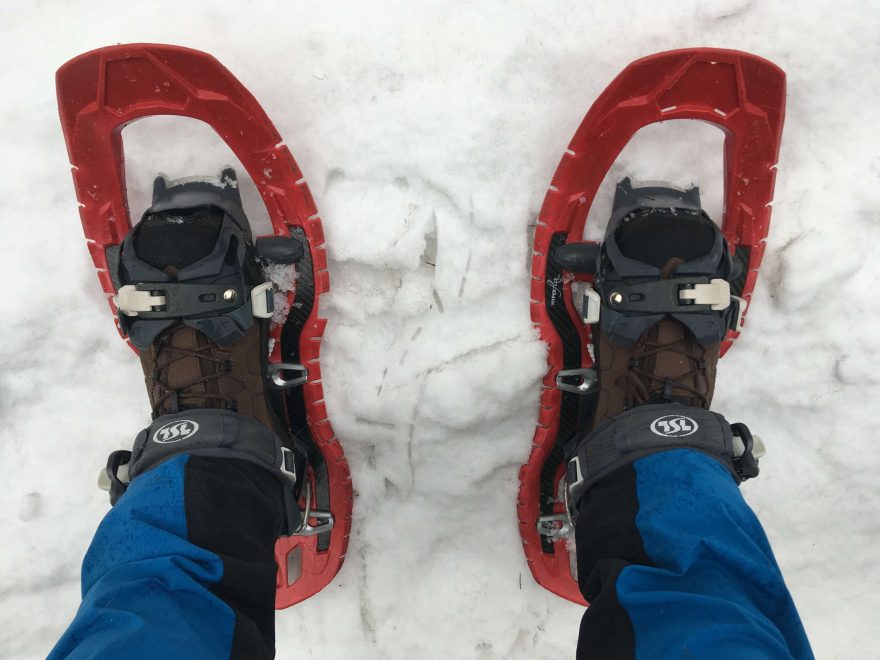 KEEN Karraig. Boty jsou dostatečně pevné a komfortní pro použití sněžnic.