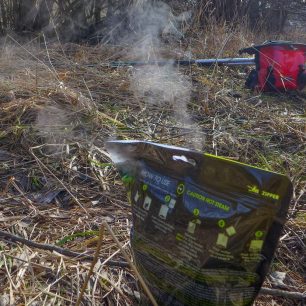 Pára unikající během ohřevu