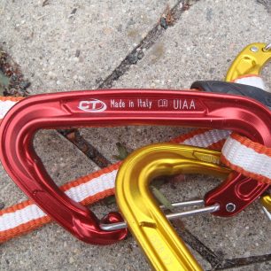 Karabiny jsou MADE IN ITALY - Climbing Technology.