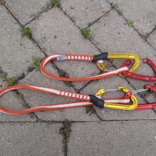 Zkrácené expresky Climbing Technology Fly-Weight Evo Long Set.