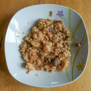 Rýžový nákyp se švestkami 