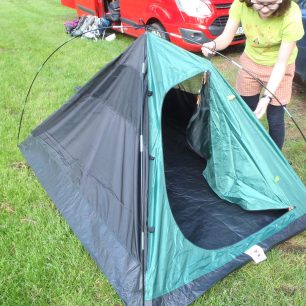 Zavěšení celého vnitřního stanu na pruty - Coleman® Kobuk Valley 2.