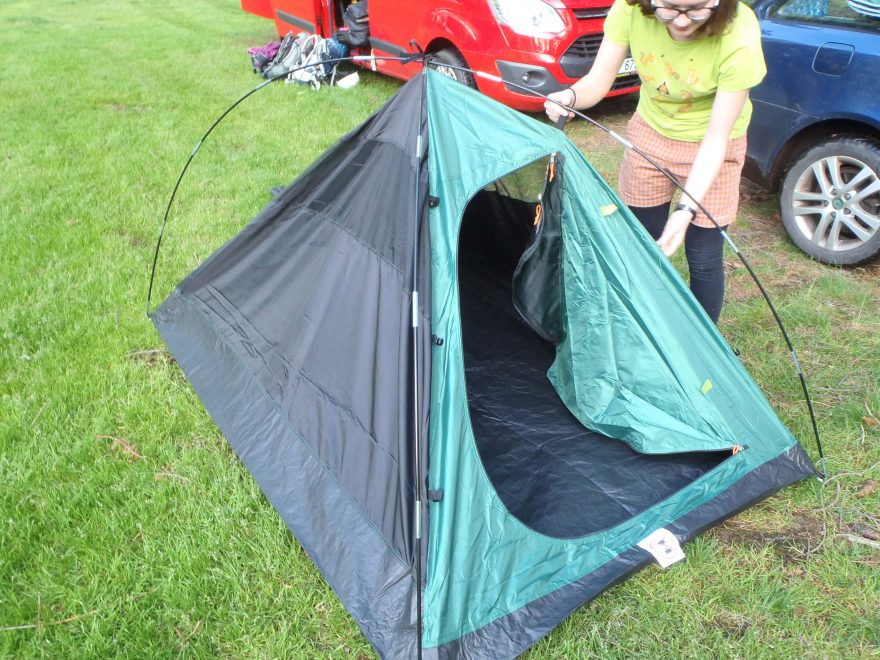 Zavěšení celého vnitřního stanu na pruty - Coleman® Kobuk Valley 2.