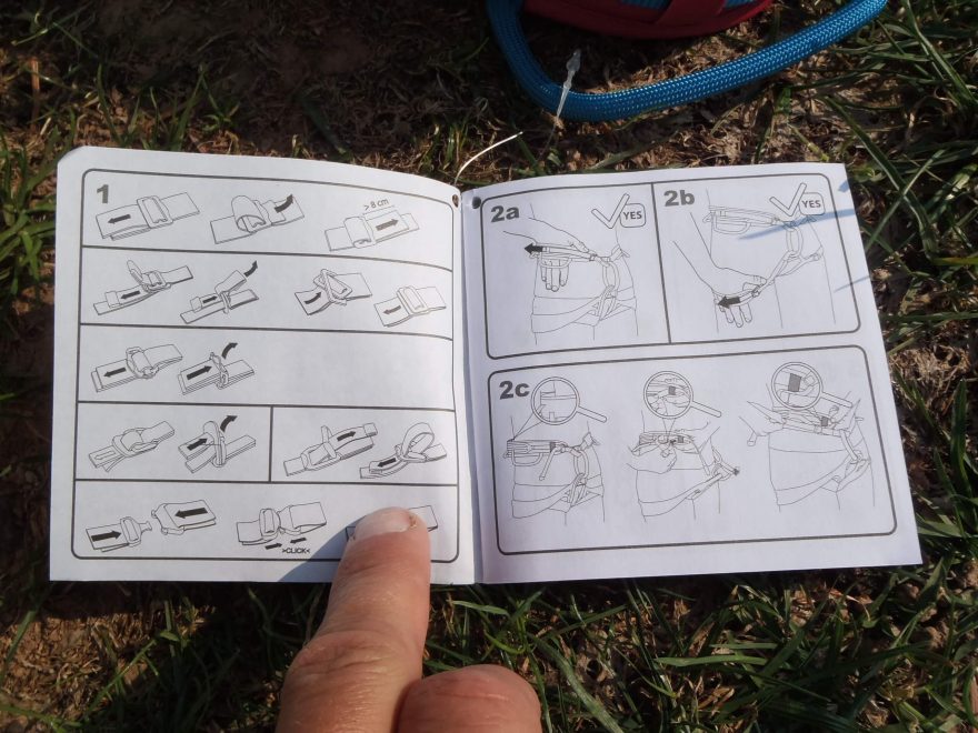 Návod k použití sedáku Edelrid Jayne III.