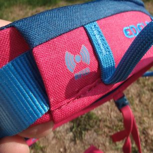 Označení RFID čipu na sedáku Edelrid Jayne III.