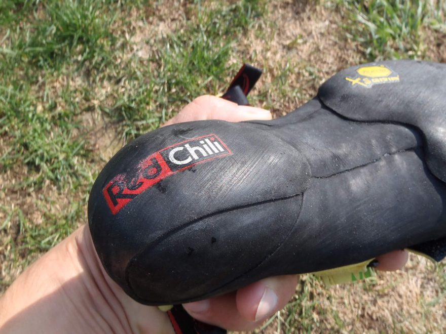 Zesílená pata na dobré patování - Red Chili Voltage.