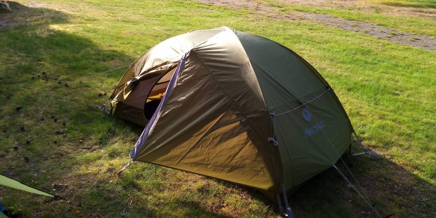 Apsida stanu Marmot Vapor 2P.