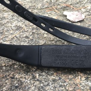 Pěnové polstrování čelovky Knog Bandicoot.