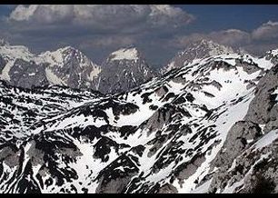 Dubnový skialp na slovinském Krvavci