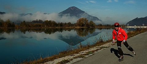 Inntalem na inline bruslích