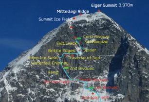 Vylezte si snadno Heckmairovou cestou na Eiger - virtuálně!