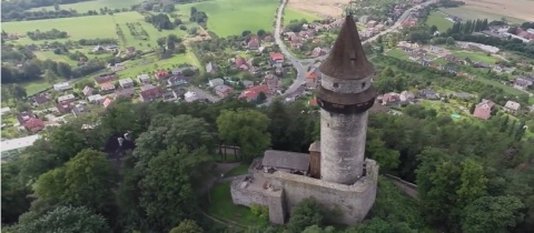 Rozhledna Štramberská Trúba v podhůří Beskyd