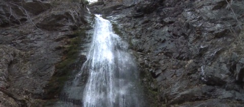 Šútovský vodopád v pohoří Malá Fatra