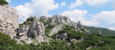 Skalní město na Sivém vrchu v Roháčích