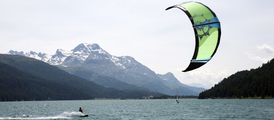 Zkrocený vítr na vodách Engadinu