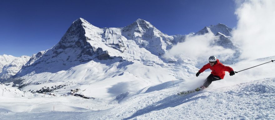 Jungfrau: lyžování pod krásnými štíty Mönch, Eiger a Jungfrau