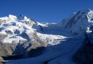 Monte Rosa - ledovcová královna švýcarských hor