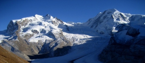 Monte Rosa - ledovcová královna švýcarských hor