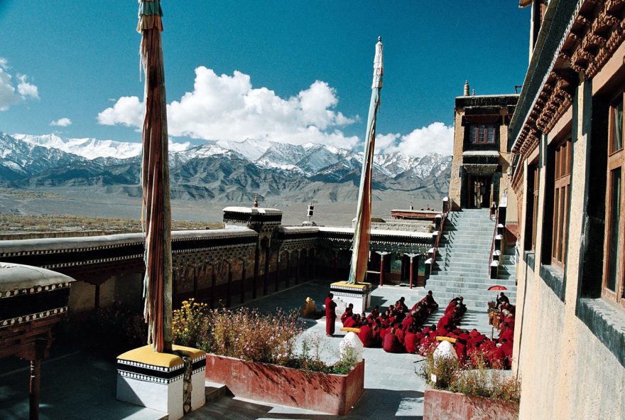 Výuka v klášteře.