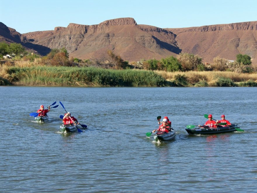 Start na řece Orange