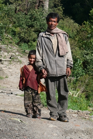 Na cestě do údolí Tila Khola, Nepál