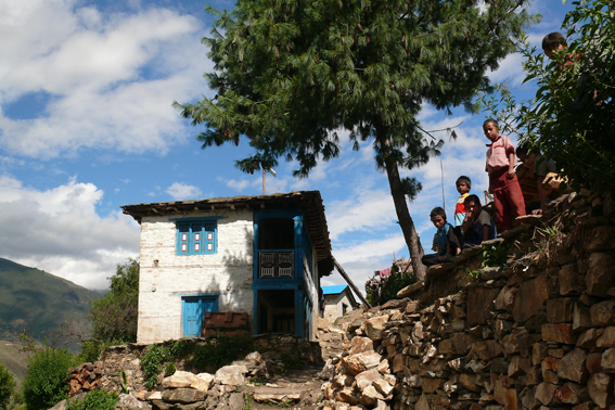 Na kraji vesničky Liku, Nepál