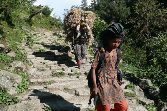 Pod průsmykem Pattata Lagna 2830m, Nepál