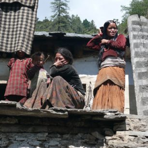 Vesničané z Bangathar,Nepál