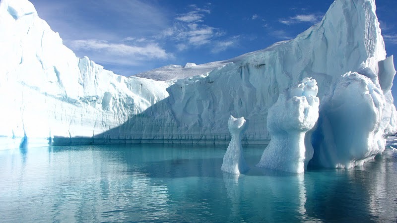 Ledovcové kry, Antarktida