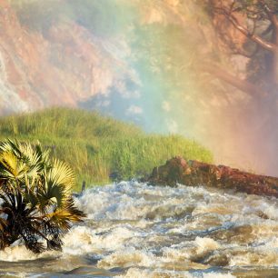 Epupa falls, Angola, Namíbie