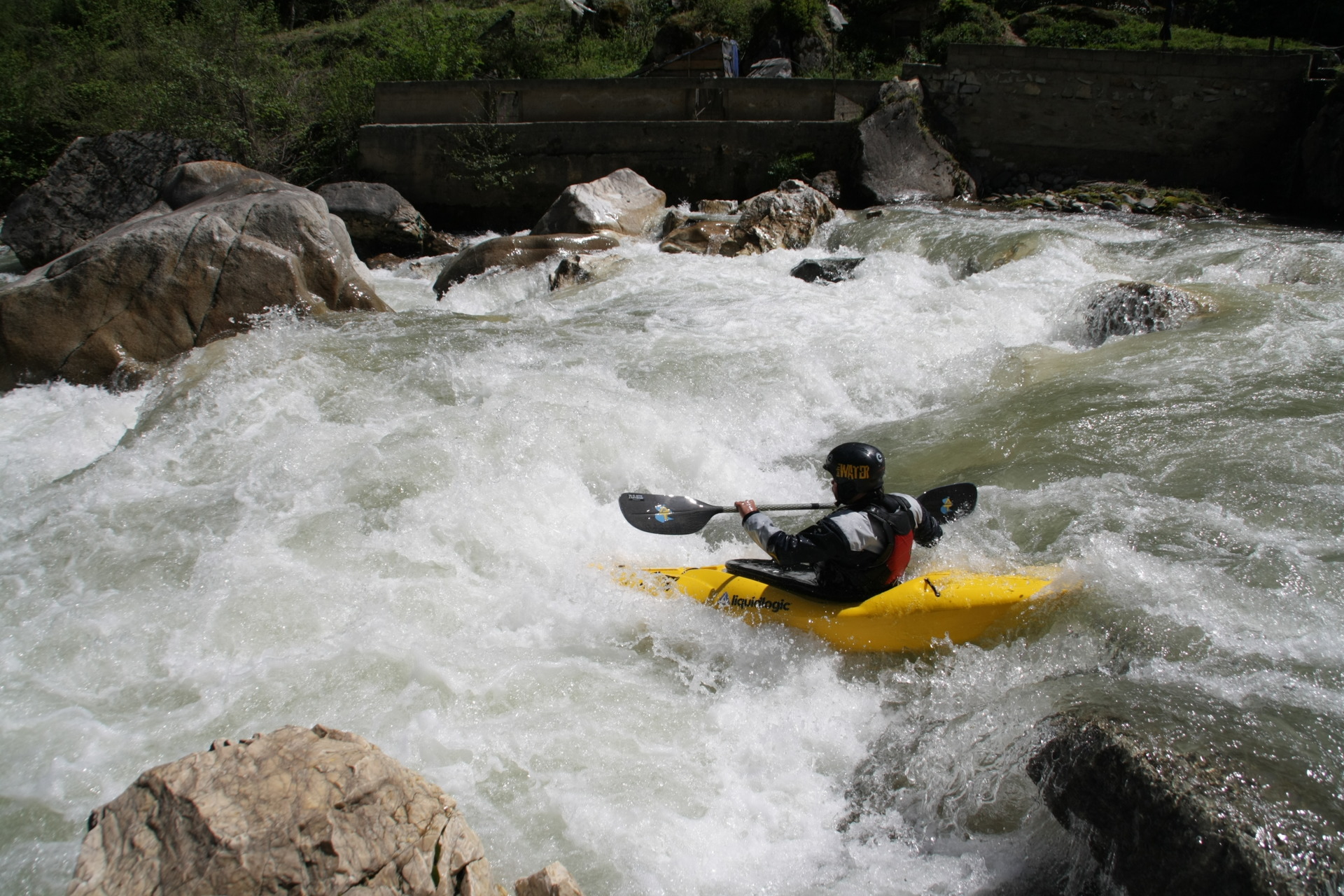 Konec jedné obtížnější pasáže,  Aksu Dere, Turecko
