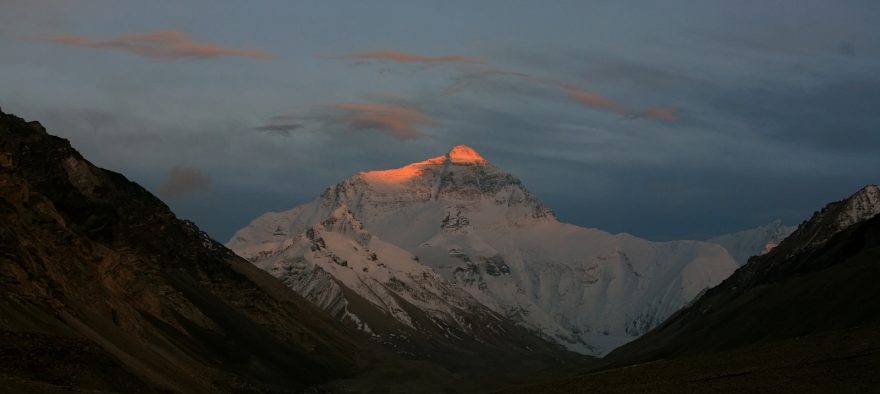 Everest - západ slunce