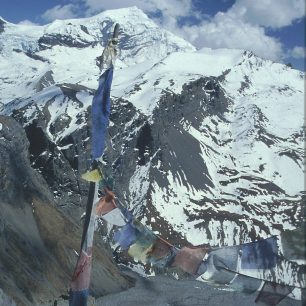 Nad ledovcem Gangapurny