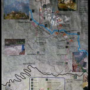 mapa Choquequirao