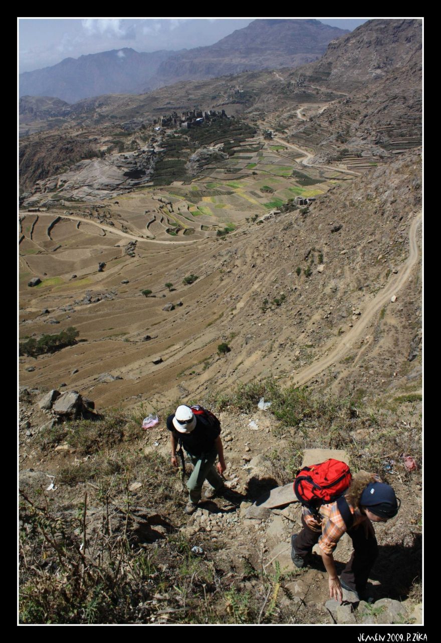 Výstup v pohoří Haraz