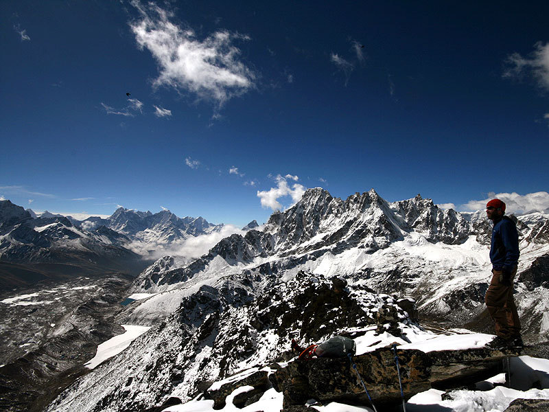 Na vrcholu Gokyo Ri