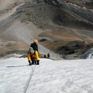 První úsek na severním hřebenu