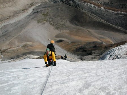 První úsek na severním hřebenu