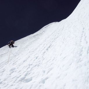 Postup sněhovými žlaby