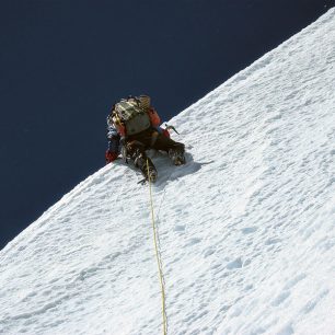 Postup sněhovými žlaby
