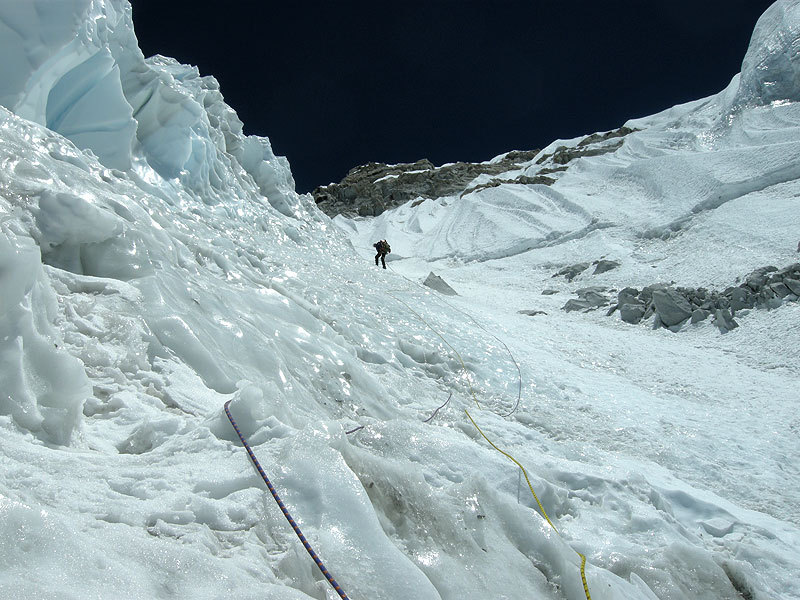 Další fotka za slaňování