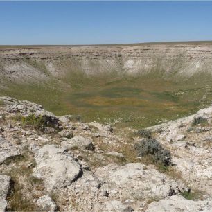 „suchý“ obruk mezi Çirali a Meyil obrukem