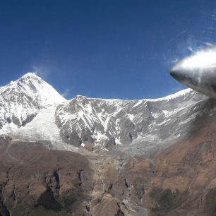 Dhaulagiri z východu, Nepál